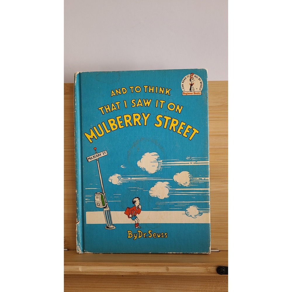 1937 Dr Seuss And to Think That I Saw It on Mulberry Street Book Club Edition